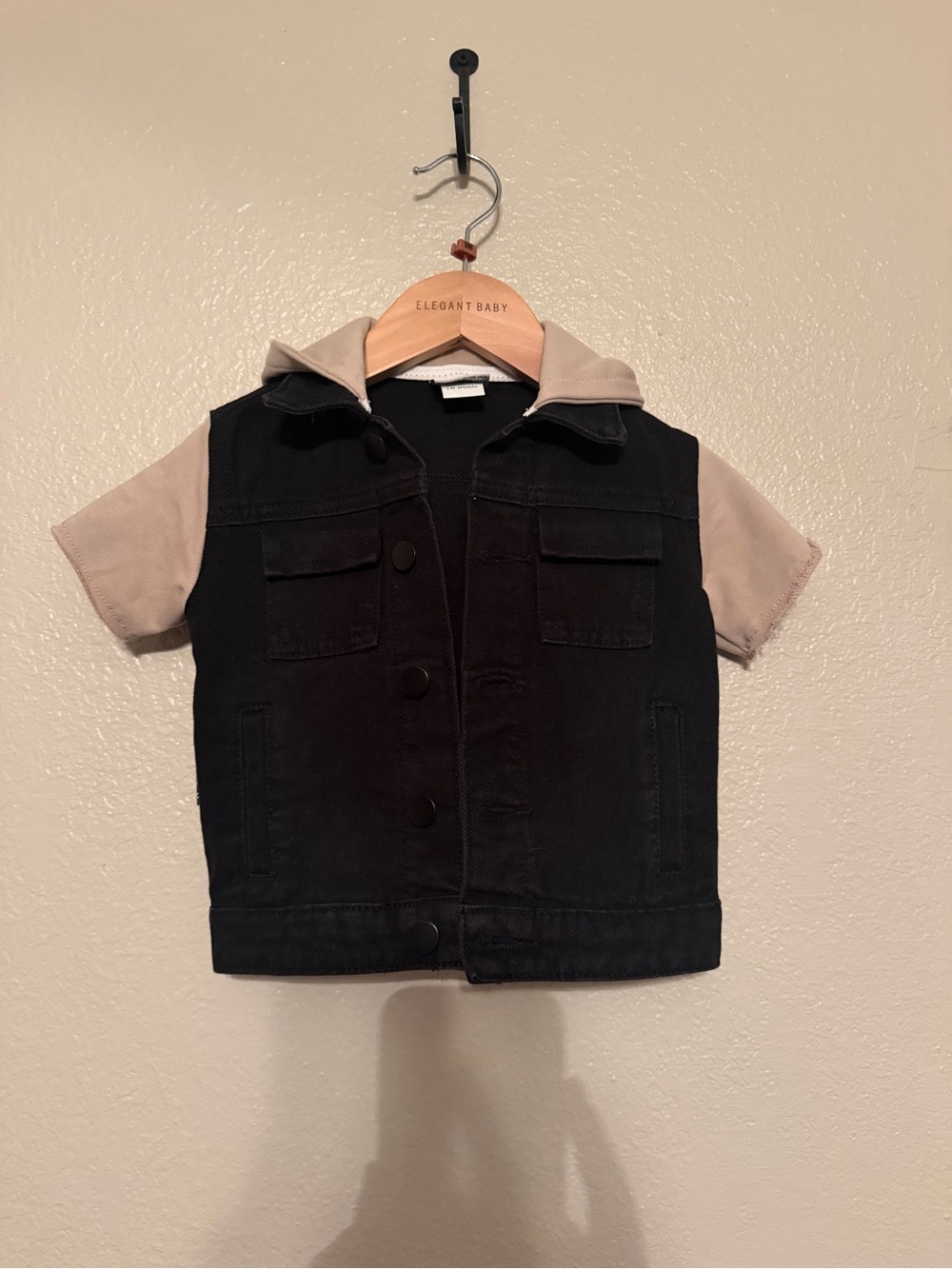 Olive+Scout Hooded Denim Jacket|18-24M